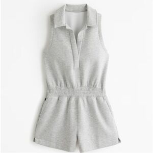 EUC | Abercrombie neoKNIT polo jumpsuit